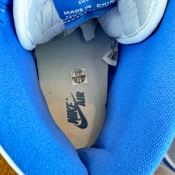 Nike Air Jordan 1 Retro High OG Men’s size 13 True Blue - Picture 7 of 7
